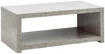GFW Bloc Coffee Table With Shelf - Concrete Effect-0