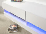 GFW Galicia 120cm Wall TV Unit with LED White-40834