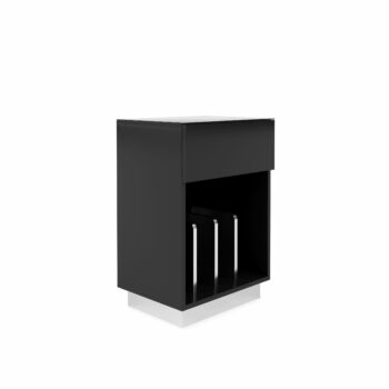 Dorel Alphason AV Element Turntable Stand - Black-0