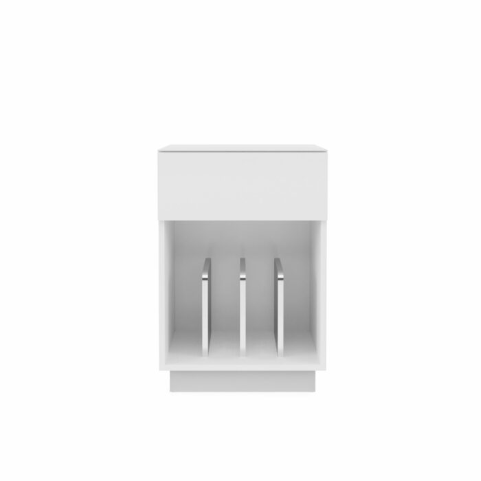 Dorel Alphason AV Element Turntable Stand - White-40346