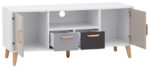 GFW Delta Large TV Unit - White/Grey-Multi-0