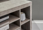 GFW Bloc Corner TV Unit - Concrete Effect-40577