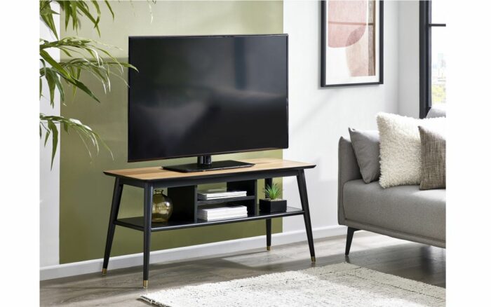 Julian Bowen Findlay Media Unit - Walnut & Black-39247