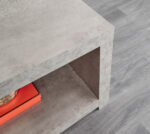 GFW Bloc Coffee Table With Shelf - Concrete Effect-40558