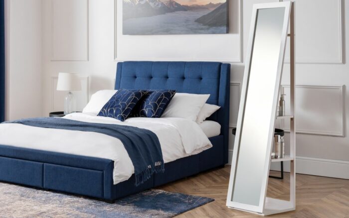 Julian Bowen Fresco Storage Mirror - White-39364