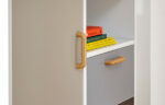 GFW Delta Compact Sideboard - White/Grey-Multi-40767
