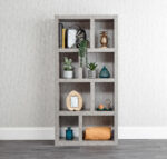 GFW Bloc Tall Open Shelving Unit - Concrete Effect-40597