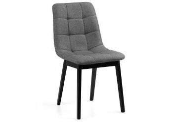 Julian Bowen Hayden Panelled Dining Chair - Grey Linen-0
