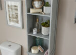 GFW Colonial Tall Cupboard - Grey-40464