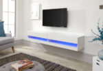 GFW Galicia 180cm Wall TV Unit With LED White-40901