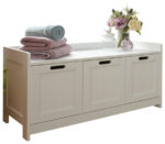 GFW Colonial 3 Door Storage Unit - White-0