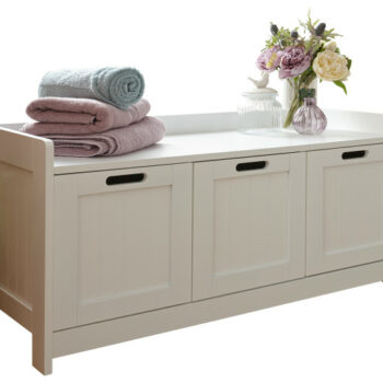 GFW Colonial 3 Door Storage Unit - White-0