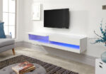 GFW Galicia 180cm Wall TV Unit With LED White-40902