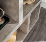 GFW Bloc Tall Open Shelving Unit - Concrete Effect-40602