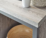 GFW Boston Simple Lamp Table - Grey-40656