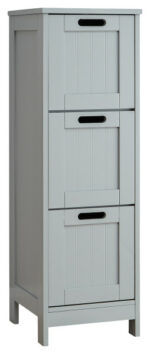 GFW Colonial 3 Drawer Slim Chest in Grey-0