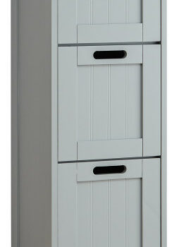 GFW Colonial 3 Drawer Slim Chest in Grey-0