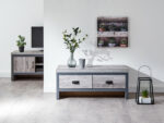 GFW Boston 2 Drawer Coffee Table - Grey-40605