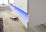 GFW Galicia 120cm Wall TV Unit with LED White-40826