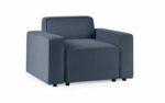 Julian Bowen Lago Combination Modular Sofa - Blue Linen-40727