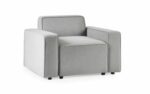 Julian Bowen Lago Combination Modular Sofa - Grey Linen-39314