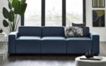 Julian Bowen Lago Combination Modular Sofa - Blue Linen-40729