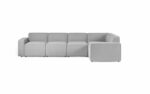 Julian Bowen Lago Combination Modular Sofa - Grey Linen-0