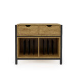 Dorel Alphason AV Louisiana Plus Turntable Stand - Oak-40299