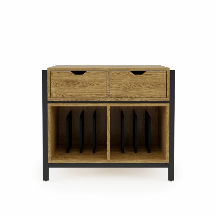 Dorel Alphason AV Louisiana Plus Turntable Stand - Oak-40299