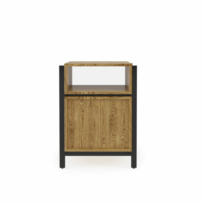 Dorel Alphason AV Louisiana Turntable Stand - Oak-40285