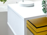 GFW Delta Lamp Table - White/Grey-Multi-40774