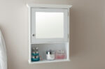 GFW Colonial Mirrored Cabinet - White-40435