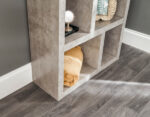 GFW Bloc Tall Open Shelving Unit - Concrete Effect-40599