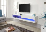GFW Galicia 180cm Wall TV Unit With LED White-40907