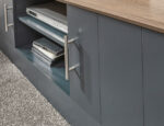 GFW Kendal Large TV Unit - Slate Blue-41187