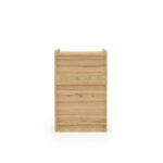 Dorel Alphason AV Oslo Turntable Stand - Light Oak-40305