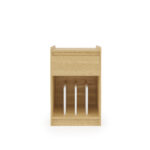 Dorel Alphason AV Oslo Turntable Stand - Light Oak-40304