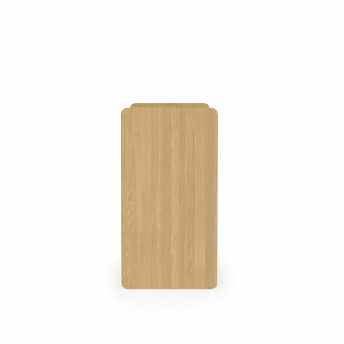 Dorel Alphason AV Oslo Turntable Stand - Light Oak-40303
