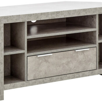 GFW Bloc Corner TV Unit - Concrete Effect-0