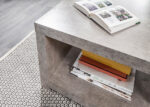 GFW Bloc Coffee Table With Shelf - Concrete Effect-40561