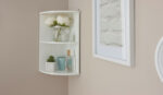 GFW Colonial Corner Wall Shelf Unit - White-40481