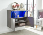 GFW Galicia Sideboard With LED Grey-40953