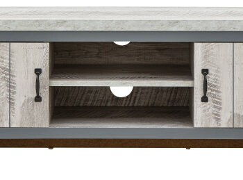 GFW Boston 2 Door TV Unit - Grey-0