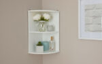 GFW Colonial Corner Wall Shelf Unit - White-40479
