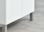 GFW 2 Door 1 Drawer Cabinet - White-40486