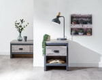 GFW Boston Lamp Table - Grey-40619