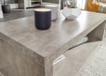 GFW Bloc Coffee Table With Shelf - Concrete Effect-40562