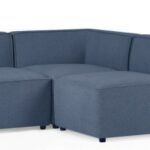 Julian Bowen Lago Combination Modular Sofa - Blue Linen-40754