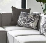 Julian Bowen Lago Combination Modular Sofa - Grey Linen-40756