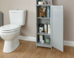 GFW Colonial Tall Cupboard - Grey-40467